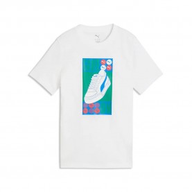 Тениска Puma Graphic Sneaker short sleeve T-shirt - White (Puma White) тениска,мъжки,тениски,дамски,тениски,puma,graphic,sneaker,short,sleeve,t,shirt,white,(puma,white)