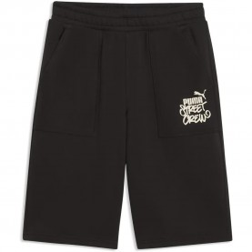 Къси панталони Puma Mid90S Long Relaxed Fit sweat shorts - Black (Puma Black) къси,панталони,мъжки,панталони,дамски,панталони,puma,mid90s,long,relaxed,fit,sweat,shorts,black,(puma,black)