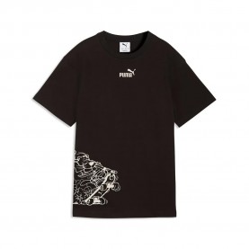 Тениска Puma Mid90S SP Relaxed Fit short sleeve T-shirt - Black (Puma Black) тениска,мъжки,тениски,дамски,тениски,puma,mid90s,sp,relaxed,fit,short,sleeve,t,shirt,black,(puma,black)