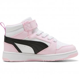 Маратонки Puma Rebound V6 Mid AC+ trainers - White (Puma White / Puma Black / Pearl Pink) маратонки,мъжки,маратонки,дамски,маратонки,puma,rebound,v6,mid,ac+,trainers,white,(puma,white,puma,black,pearl,pink)