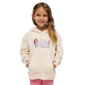 Суичър Puma X Gabby´S Dollhouse Relaxed Fit hoodie - Beige (Alpine Snow) суичър,детски,блузи,puma,x,gabby´s,dollhouse,relaxed,fit,hoodie,beige,(alpine,snow)