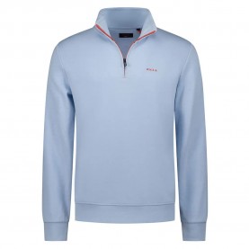 блуза,мъжки,пуловери,nza,new,zealand,26an301,half,zip,sweatshirt,blue,(sky,blue,melange)