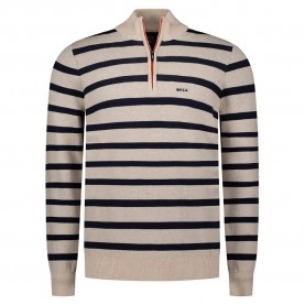 Блуза Nza new zealand 26AN407 half zip sweater - Beige (Light Dune Melange) блуза,мъжки,пуловери,дамски,пуловери,nza,new,zealand,26an407,half,zip,sweater,beige,(light,dune,melange)