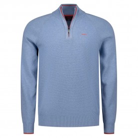 блуза,мъжки,пуловери,дамски,пуловери,nza,new,zealand,26an429,half,zip,sweater,blue,(sky,blue,melange)