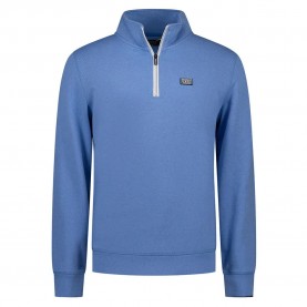 блуза,мъжки,пуловери,nza,new,zealand,26bn308,half,zip,sweatshirt,blue,(cool,blue,melange)