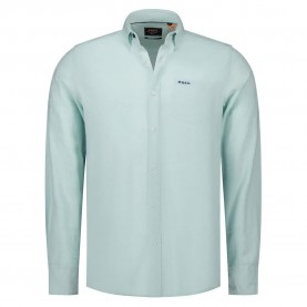 Риза с дълъг ръкав Nza new zealand 26CN506 long sleeve shirt - Blue (Pale Leaf Melange) риза,с,дълъг,ръкав,дамски,ризи,мъжки,ризи,nza,new,zealand,26cn506,long,sleeve,shirt,blue,(pale,leaf,melange)