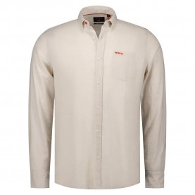 Риза с дълъг ръкав Nza new zealand 26CN506 long sleeve shirt - Beige (Soft Ecru Melange) риза,с,дълъг,ръкав,дамски,ризи,мъжки,ризи,nza,new,zealand,26cn506,long,sleeve,shirt,beige,(soft,ecru,melange)