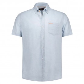 Риза с къс ръкав Nza new zealand 26CN506S short sleeve shirt - Blue (Sky Blue Melange) риза,с,къс,ръкав,дамски,ризи,мъжки,ризи,nza,new,zealand,26cn506s,short,sleeve,shirt,blue,(sky,blue,melange)