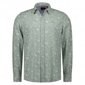 Риза с дълъг ръкав Nza new zealand 26CN528 long sleeve shirt - Green (Mist Green Melange) риза,с,дълъг,ръкав,дамски,ризи,мъжки,ризи,nza,new,zealand,26cn528,long,sleeve,shirt,green,(mist,green,melange)