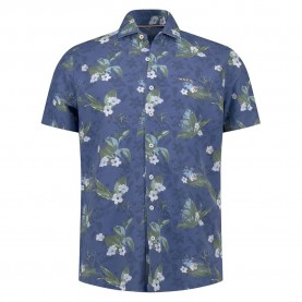 Риза с къс ръкав Nza new zealand 26CN580S short sleeve shirt - Blue (Navy Sky) риза,с,къс,ръкав,дамски,ризи,мъжки,ризи,nza,new,zealand,26cn580s,short,sleeve,shirt,blue,(navy,sky)