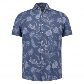 Риза с къс ръкав Nza new zealand 26CN588S short sleeve shirt - Blue (Navy Sky) риза,с,къс,ръкав,дамски,ризи,мъжки,ризи,nza,new,zealand,26cn588s,short,sleeve,shirt,blue,(navy,sky)