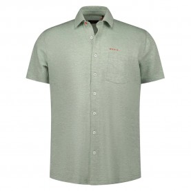 риза,с,къс,ръкав,дамски,ризи,мъжки,ризи,nza,new,zealand,26cn593s,short,sleeve,shirt,green,(mist,green,melange)