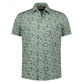риза,с,къс,ръкав,дамски,ризи,мъжки,ризи,nza,new,zealand,26cn594s,short,sleeve,shirt,green,(mist,green,melange)
