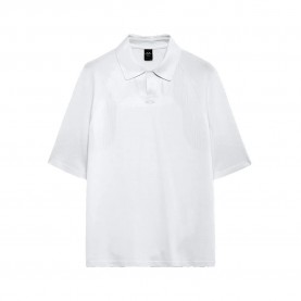 Блуза с яка Oakley Fusion uv top short sleeve polo - White (White) блуза,с,яка,дамски,блузи,с,яка,мъжки,блузи,с,яка,oakley,fusion,uv,top,short,sleeve,polo,white,(white)