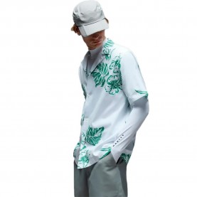 риза,с,къс,ръкав,дамски,ризи,мъжки,ризи,oakley,hibiscus,breeze,short,sleeve,shirt,white,(aop,hibiscus,white,green)