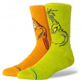 чорапи,мъжки,чорапи,дамски,чорапи,stance,grinch,and,max,socks,yellow,(green)