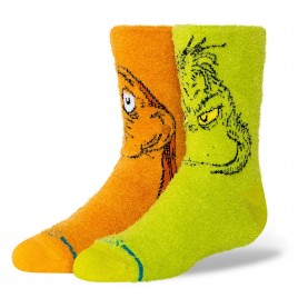 чорапи,детски,чорапи,stance,grinch,and,max,socks,yellow,(green)