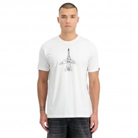 тениска,мъжки,тениски,дамски,тениски,alpha,industries,air,force,sketch,short,sleeve,t,shirt,white,(white)
