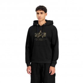 суичър,мъжки,пуловери,alpha,industries,basic,effect,print,hoodie,black,(black)