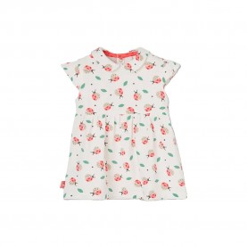 Рокля Boboli 113083 sleeveless dress - White (Ladybug Print) рокля,дамски,поли,и,рокли,boboli,113083,sleeveless,dress,white,(ladybug,print)