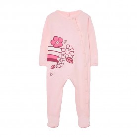 Boboli 133063 Long Sleeve Pelele - Pink (Pink) детски,пижами,boboli,133063,long,sleeve,pelele,pink,(pink)