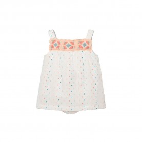 Рокля Boboli 153021 sleeveless dress - White (Chemical White) рокля,дамски,поли,и,рокли,boboli,153021,sleeveless,dress,white,(chemical,white)