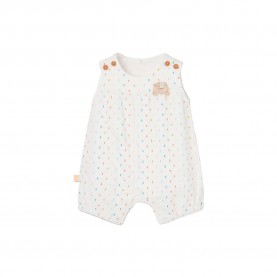 Boboli 153076 sleeveless pelele - White (Chemical White) детски,пижами,boboli,153076,sleeveless,pelele,white,(chemical,white)