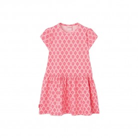 рокля,дамски,поли,и,рокли,boboli,303129,dress,pink,(geometric,print)