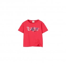 Тениска Boboli 303062 short sleeve T-shirt - Red (Magenta) тениска,мъжки,тениски,дамски,тениски,boboli,303062,short,sleeve,t,shirt,red,(magenta)