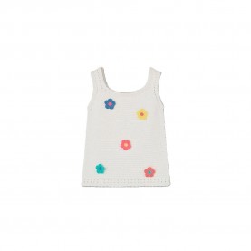 Потник Boboli 313085 Sleeveless Top - Grey (Pearl) потник,дамски,топове,boboli,313085,sleeveless,top,grey,(pearl)