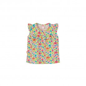 тениска,мъжки,тениски,дамски,тениски,boboli,313142,short,sleeve,t,shirt,multicolor,(flower,print)