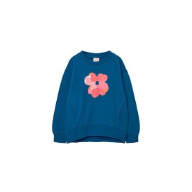 Блуза Boboli 323165 sweatshirt - Blue (Ocean) блуза,детски,блузи,boboli,323165,sweatshirt,blue,(ocean)