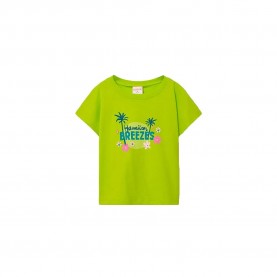 Тениска Boboli 413110 short sleeve T-shirt - Green (Lime) тениска,мъжки,тениски,дамски,тениски,boboli,413110,short,sleeve,t,shirt,green,(lime)