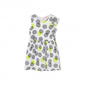 Рокля Boboli 423054 sleeveless dress - White (Pop Print) рокля,дамски,поли,и,рокли,boboli,423054,sleeveless,dress,white,(pop,print)