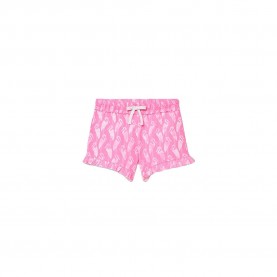 Къси панталони Boboli 443078 shorts - Pink (Birds Print) къси,панталони,мъжки,панталони,дамски,панталони,boboli,443078,shorts,pink,(birds,print)