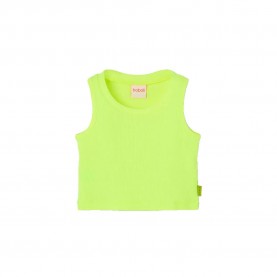 Тениска Boboli 493040 sleeveless T-shirt - Green / Yellow (Green Fluor) тениска,мъжки,тениски,дамски,тениски,boboli,493040,sleeveless,t,shirt,green,yellow,(green,fluor)