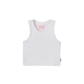 Тениска Boboli 493040 sleeveless T-shirt - White (White) тениска,мъжки,тениски,дамски,тениски,boboli,493040,sleeveless,t,shirt,white,(white)