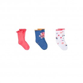 чорапи,мъжки,чорапи,дамски,чорапи,boboli,493118,socks,3,pairs,multicolor,(magenta)