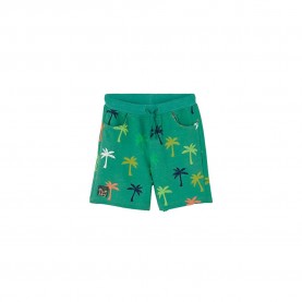 Къси панталони Boboli 513065 shorts - Green (Palm Tree Print) къси,панталони,мъжки,панталони,дамски,панталони,boboli,513065,shorts,green,(palm,tree,print)