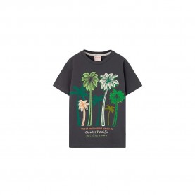 тениска,мъжки,тениски,дамски,тениски,boboli,513111,short,sleeve,t,shirt,grey,(anthracite)