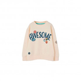 Блуза Boboli 523000 sweatshirt - Beige (Raw) блуза,детски,блузи,boboli,523000,sweatshirt,beige,(raw)