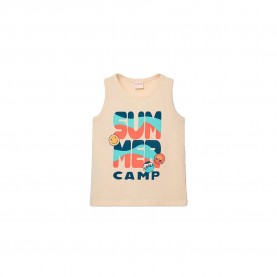 тениска,мъжки,тениски,дамски,тениски,boboli,523178,sleeveless,t,shirt,beige,(raw)