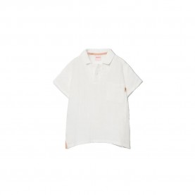 Риза с къс ръкав Boboli 533056 short sleeve shirt - White (Chemical White) риза,с,къс,ръкав,дамски,ризи,мъжки,ризи,boboli,533056,short,sleeve,shirt,white,(chemical,white)