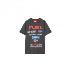 тениска,мъжки,тениски,дамски,тениски,boboli,603076,short,sleeve,t,shirt,grey,(anthracite)