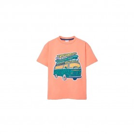 тениска,мъжки,тениски,дамски,тениски,boboli,613022,short,sleeve,t,shirt,orange,pink,(prawn)