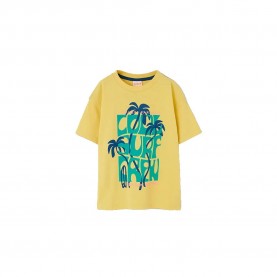 тениска,мъжки,тениски,дамски,тениски,boboli,613134,short,sleeve,t,shirt,yellow,(lemonade)