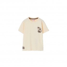 тениска,мъжки,тениски,дамски,тениски,boboli,623012,short,sleeve,t,shirt,beige,(marfil)