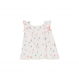 Рокля Boboli 703077 sleeveless dress - White (Chemical White) рокля,дамски,поли,и,рокли,boboli,703077,sleeveless,dress,white,(chemical,white)