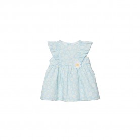 рокля,дамски,поли,и,рокли,boboli,703112,sleeveless,dress,blue,(daisy,print)