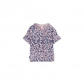 Риза с къс ръкав Boboli 713012 short sleeve shirt - Purple (Orchid Flower Print) риза,с,къс,ръкав,дамски,ризи,мъжки,ризи,boboli,713012,short,sleeve,shirt,purple,(orchid,flower,print)